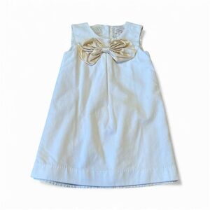 Charming Cream Bow Kids Dress